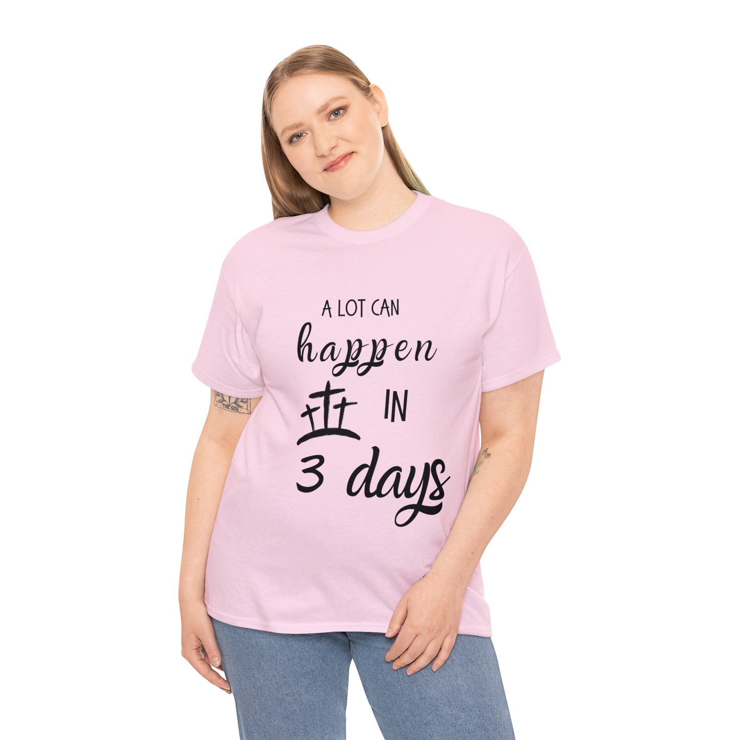 In 3 Days Unisex Heavy Cotton Tee