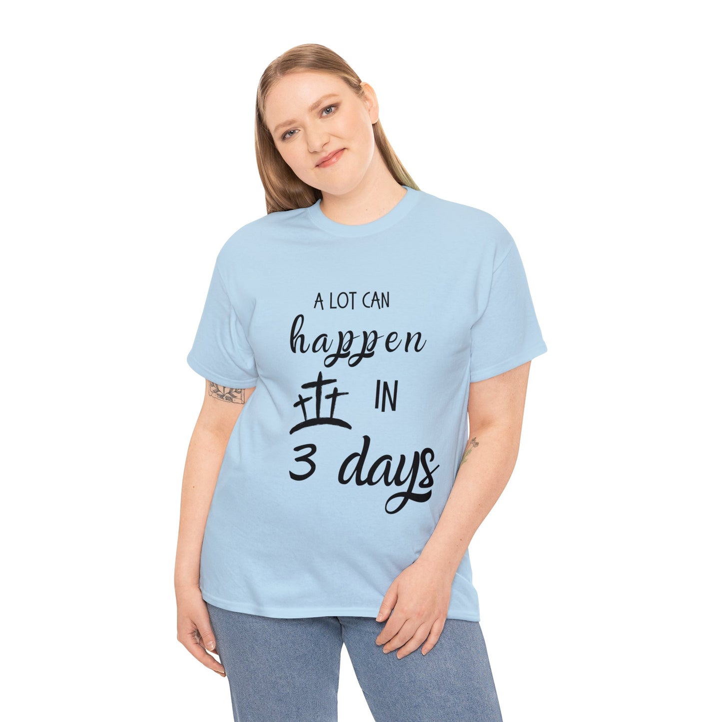 In 3 Days Unisex Heavy Cotton Tee