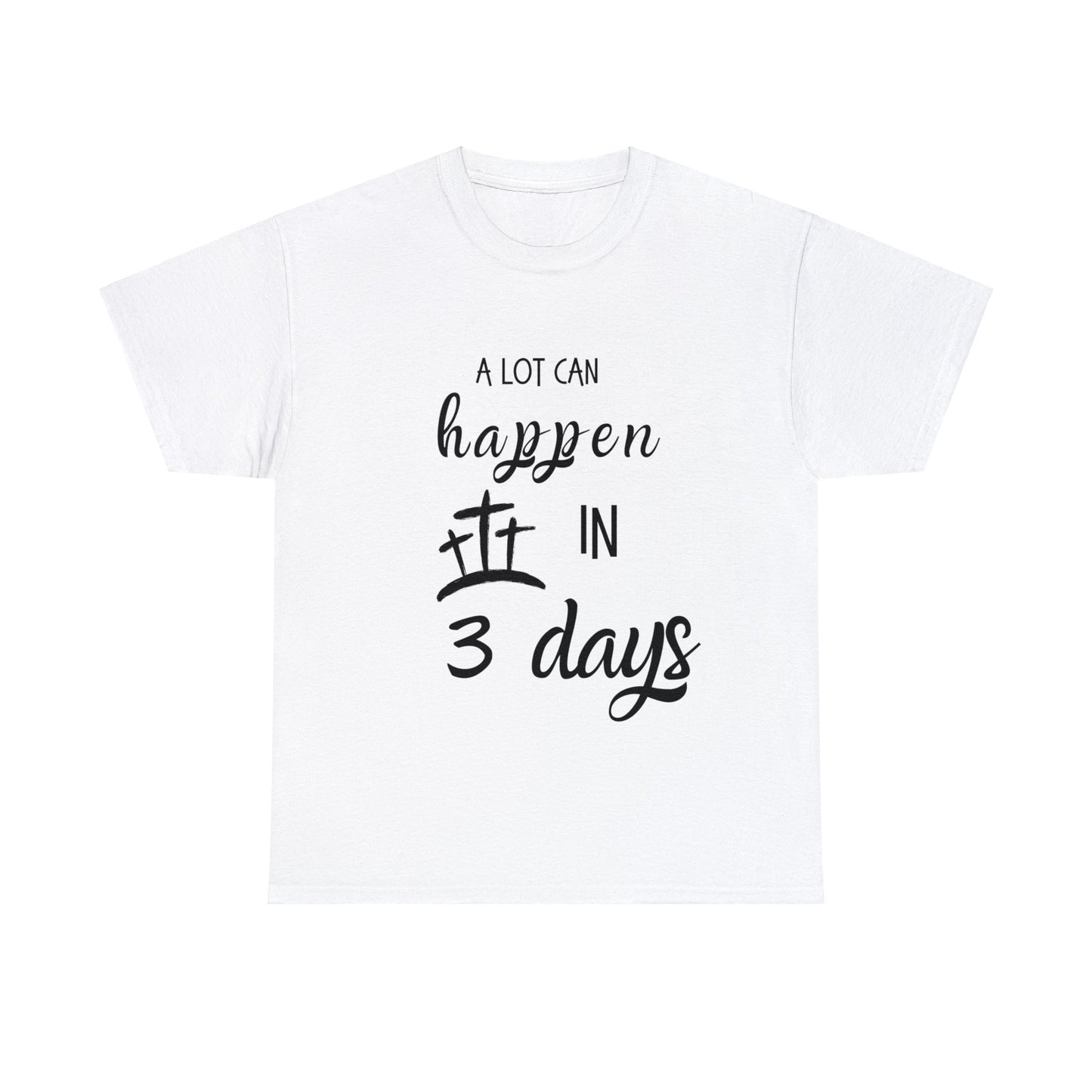 In 3 Days Unisex Heavy Cotton Tee