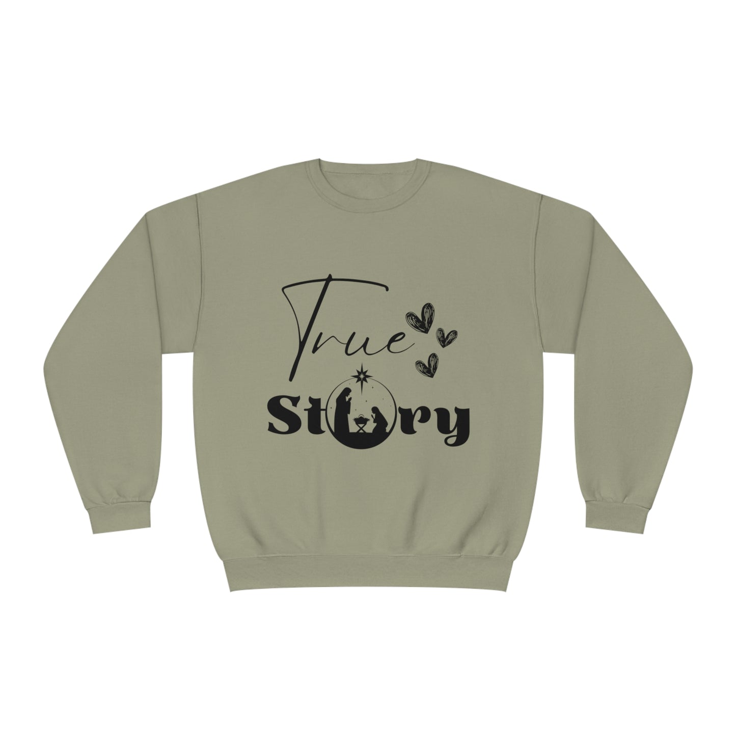 "True Story" - Unisex NuBlend® Crewneck Sweatshirt