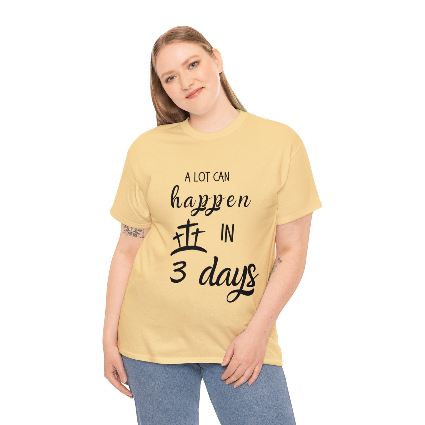 In 3 Days Unisex Heavy Cotton Tee