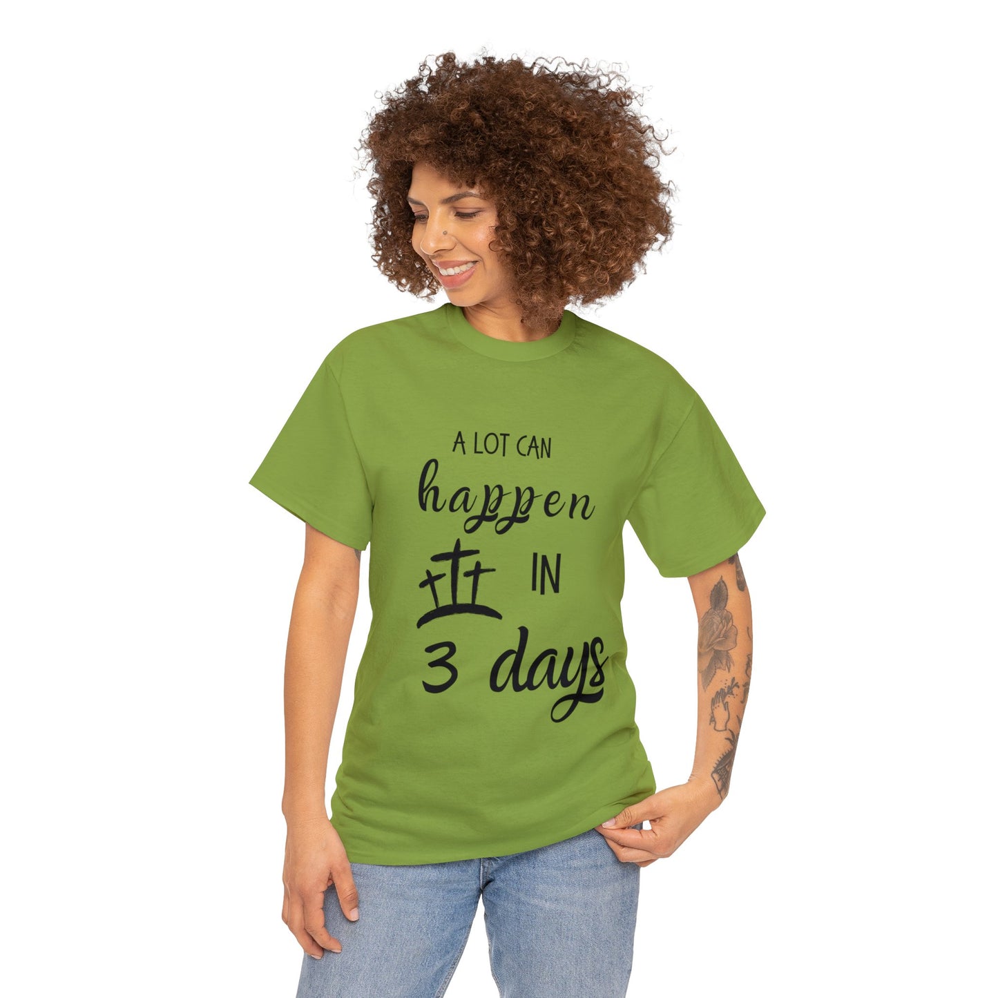 In 3 Days Unisex Heavy Cotton Tee