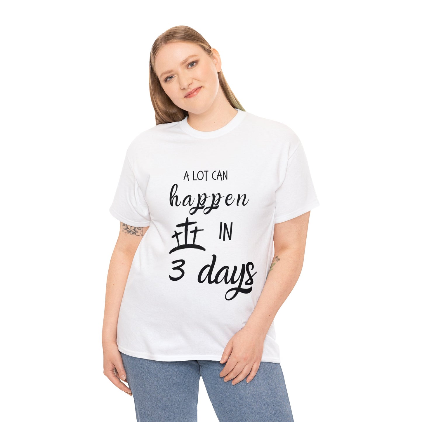 In 3 Days Unisex Heavy Cotton Tee