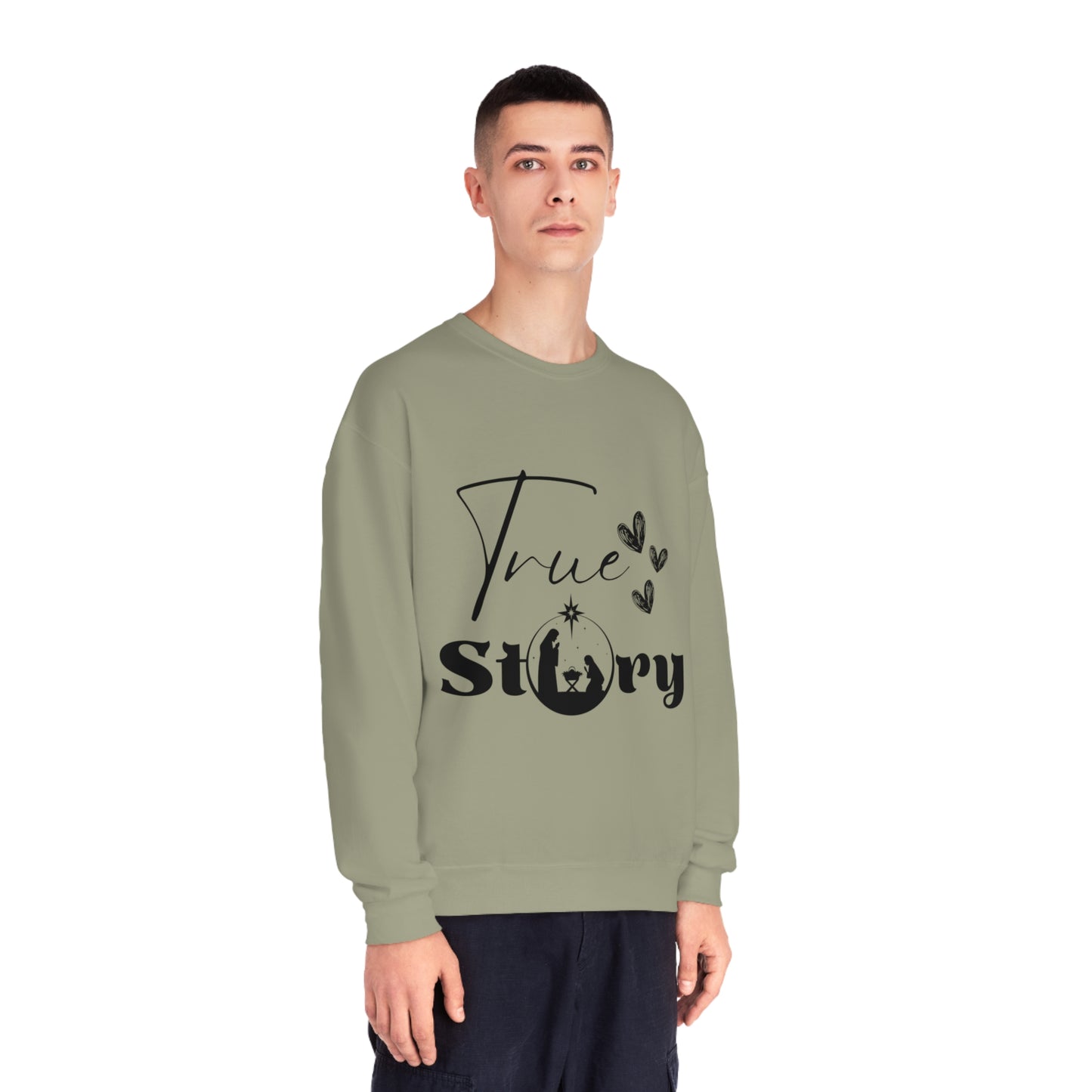 "True Story" - Unisex NuBlend® Crewneck Sweatshirt