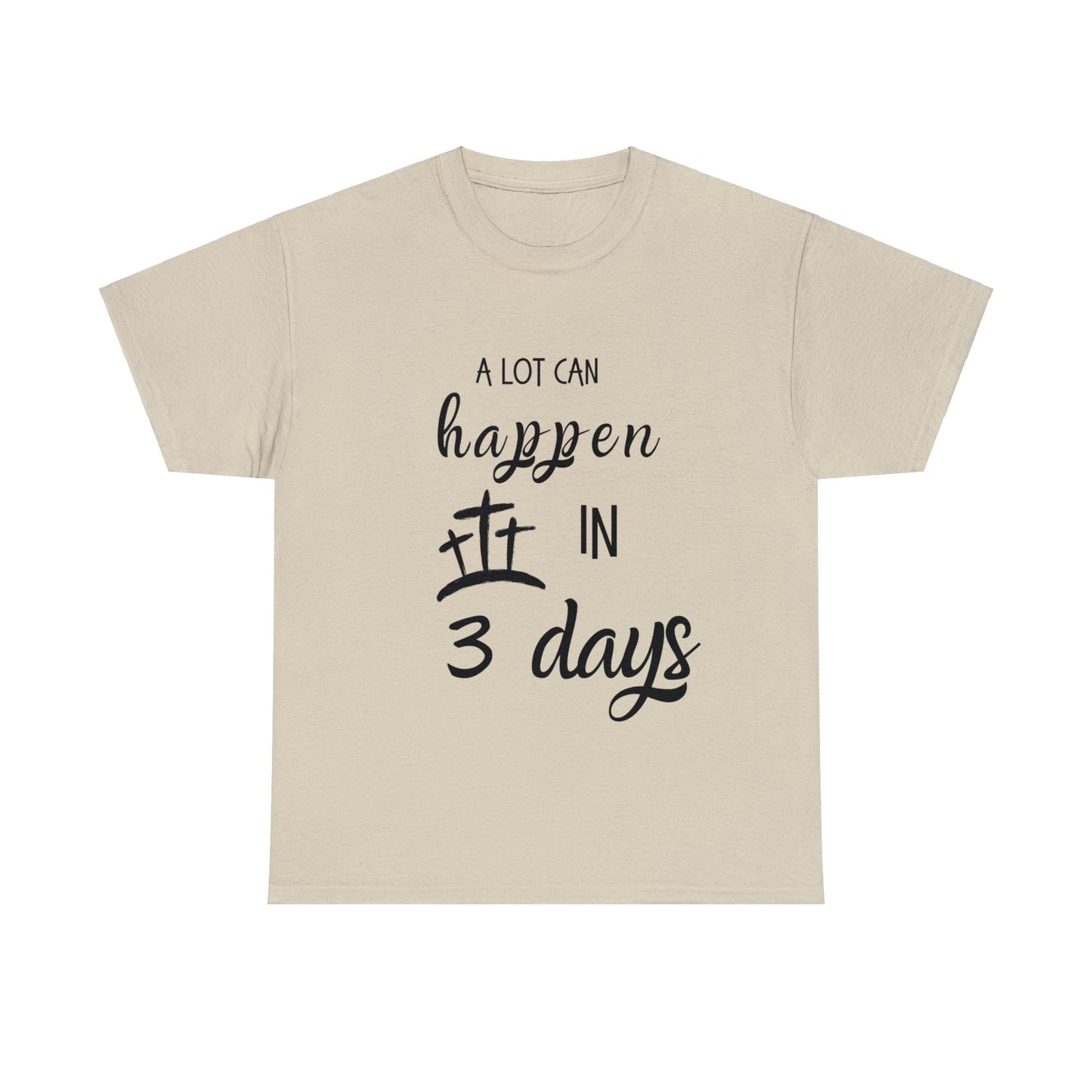 In 3 Days Unisex Heavy Cotton Tee