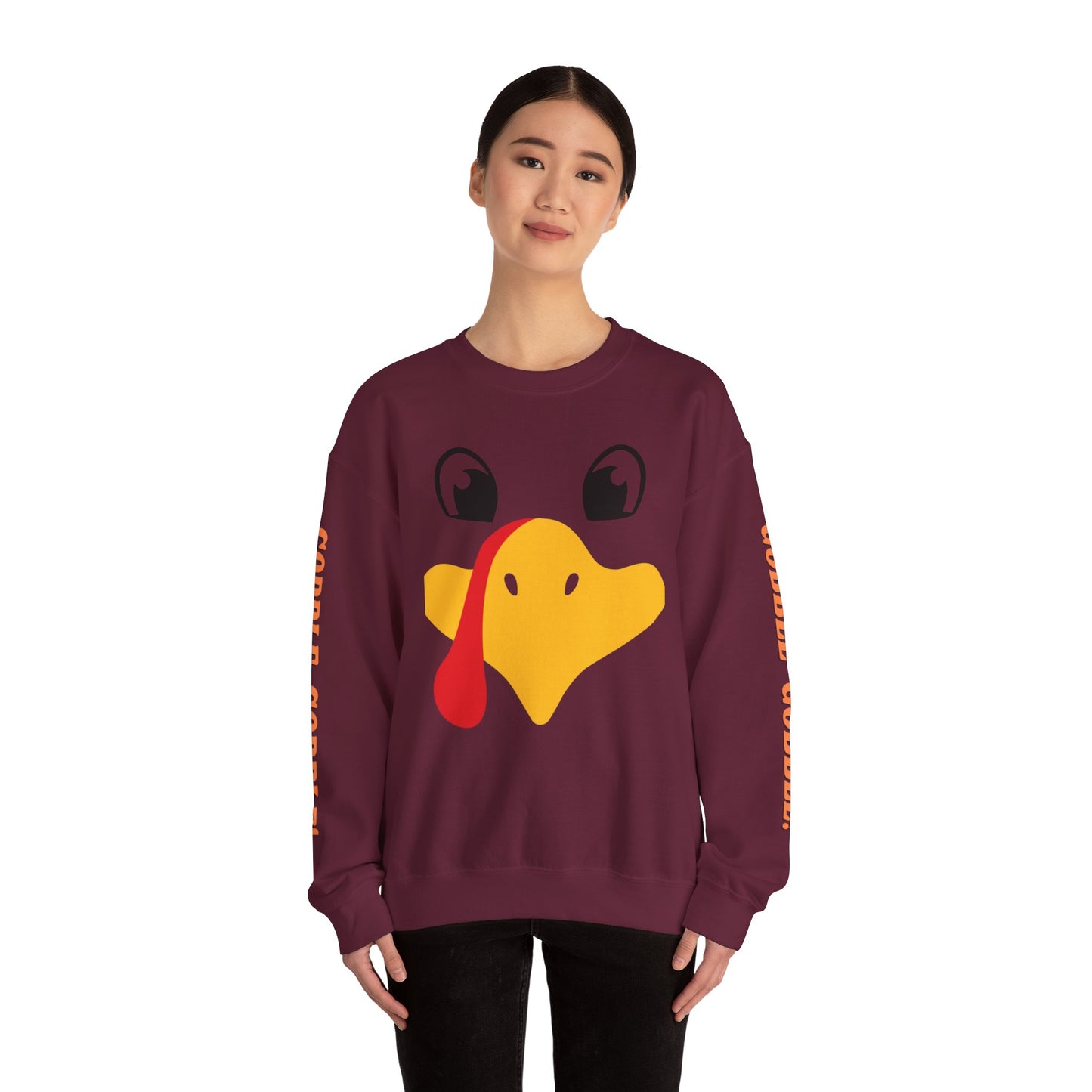 "Gobble-Gobble Turkey Tom" - Unisex Heavy Blend™ Crewneck Sweatshirt