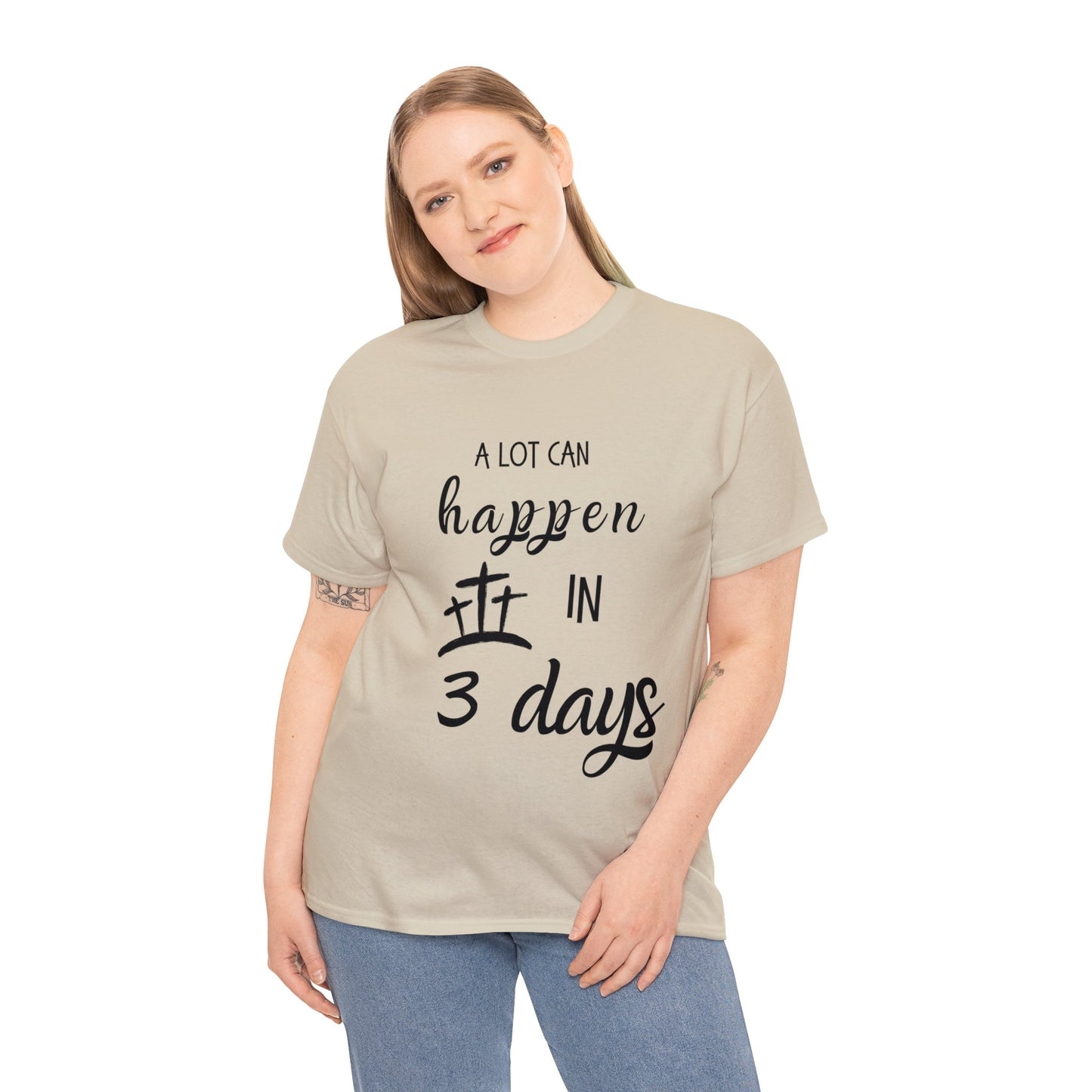 In 3 Days Unisex Heavy Cotton Tee